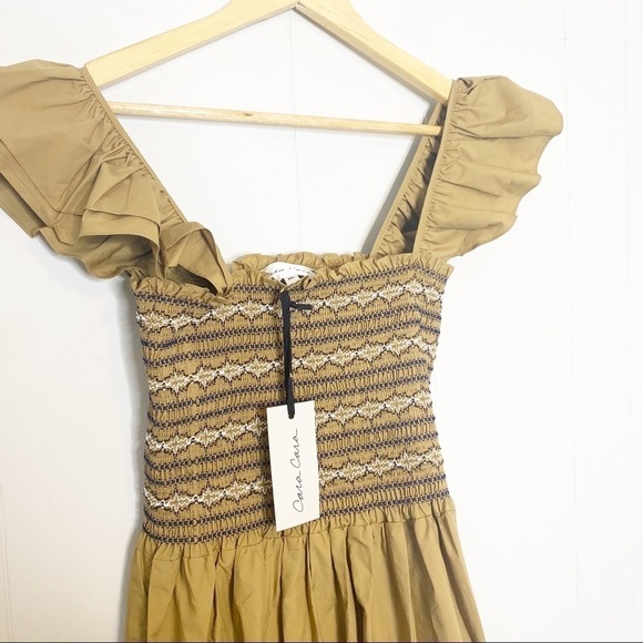 Cara Cara Dress NWT Ruby Dress in Khaki Mixed New XL - Picture 11 of 12